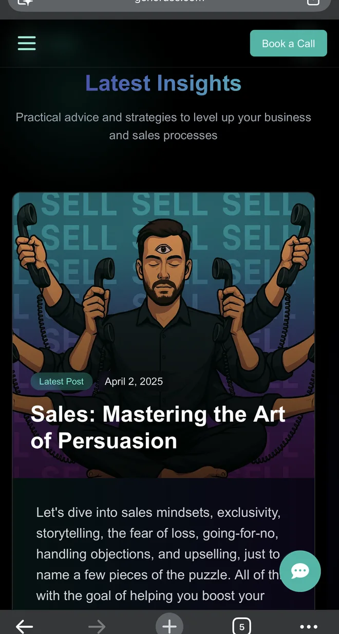 generuss.com mobile - blog